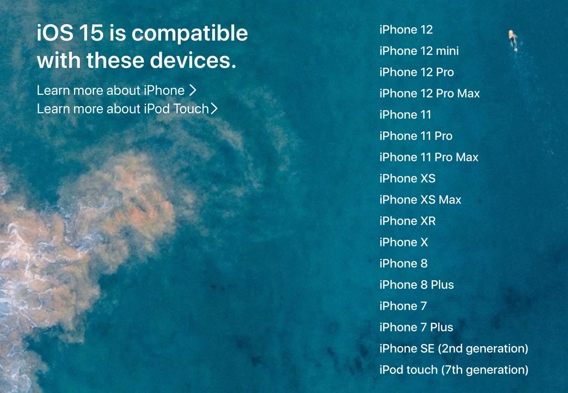 Vocket-iOS15-model-iPhone-list