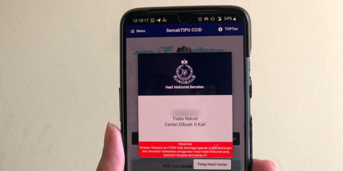 pemilik nombor telefon