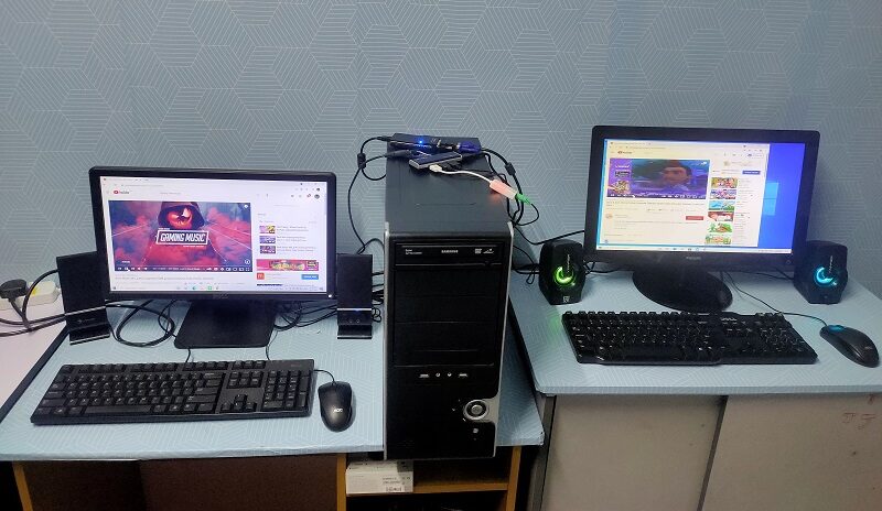 Cara guna 2 monitor