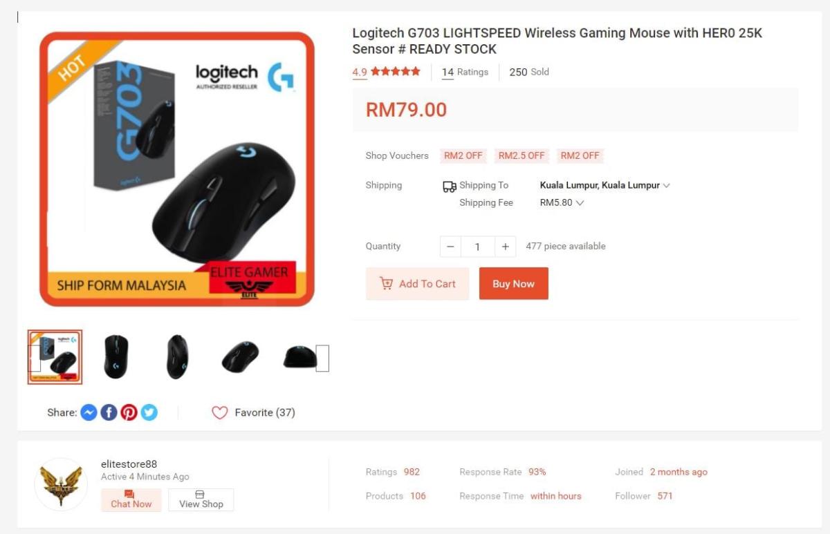 mouse tiruan