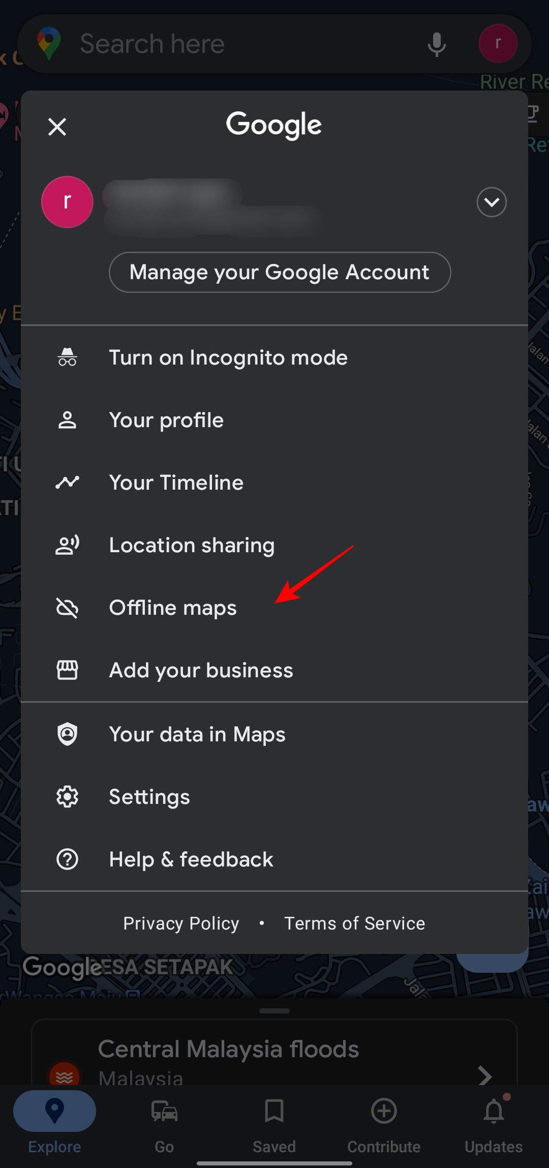 google maps offline