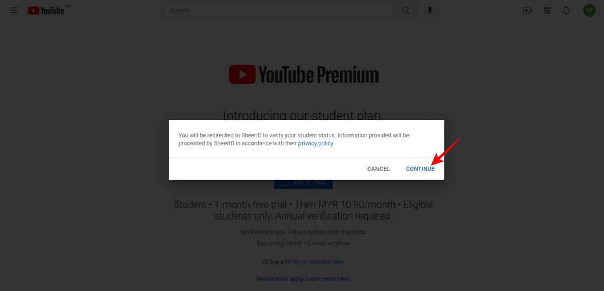 cara dapatkan diskaun youtube