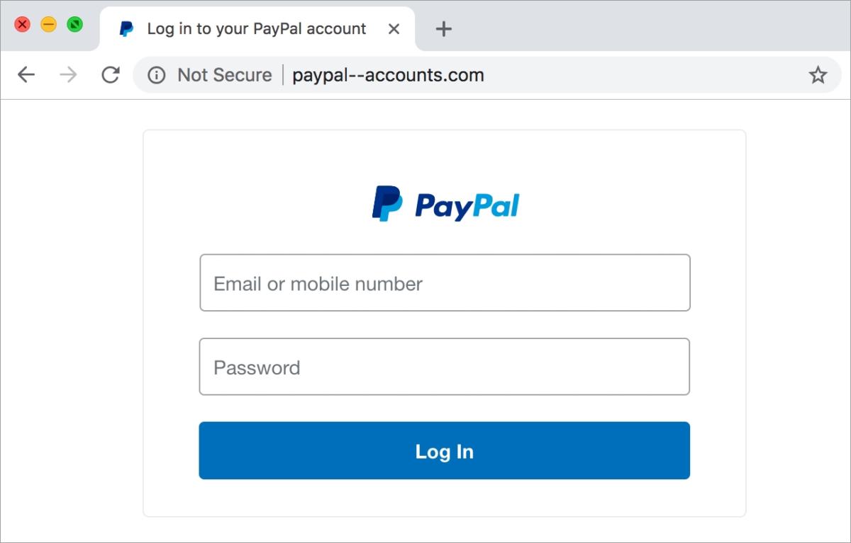 laman phishing