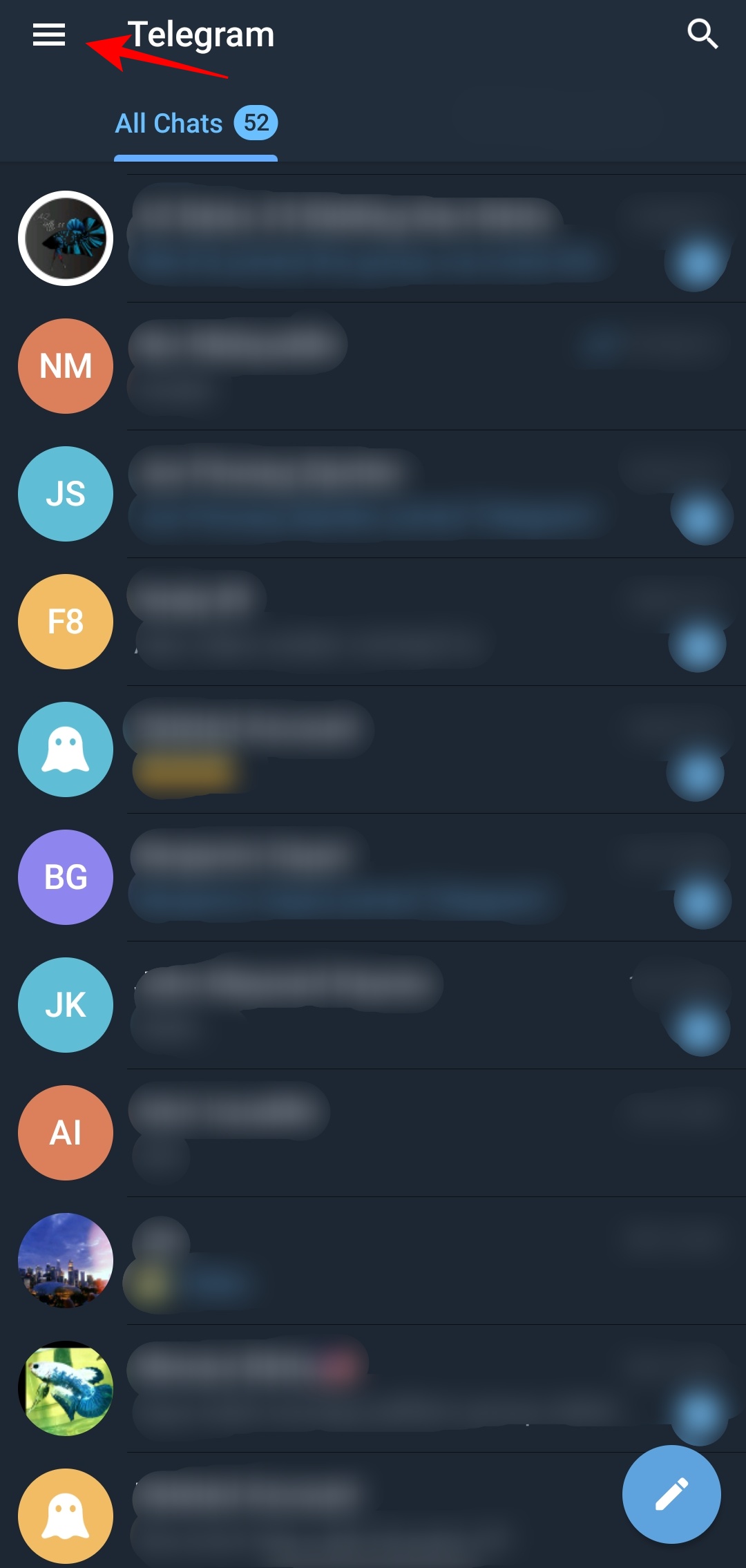 cara elak masuk Group Telegram