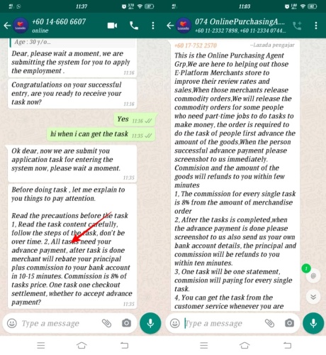 penipuan pekerjaan